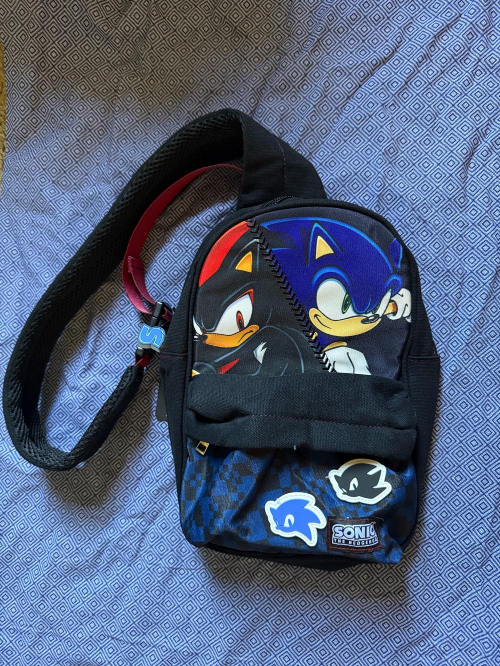 Sonic The Hedgehog Sonic & Shadow Sling Bag - NWT